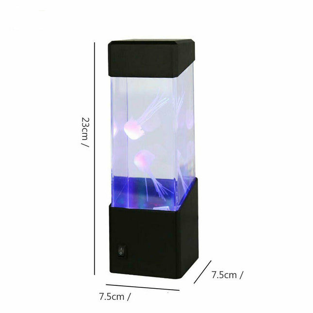 Wielokolorowa lampka nocna LED z meduzami