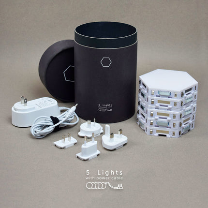 Dotykowe panele ścienne LED heksagony