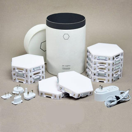 Dotykowe panele ścienne LED heksagony