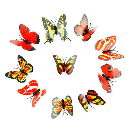 Lampka LED na ścianę kolorowy motyl