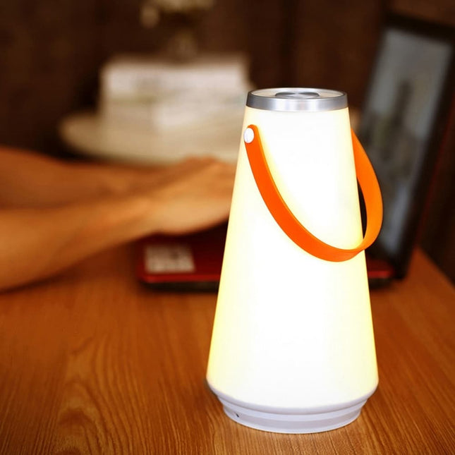 Przenośna lampka kempingowa LED z uchwytem