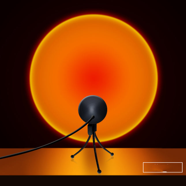 Lampka LED USB projektor zachodu słońca