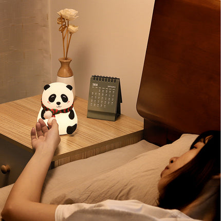 Silikonowa lampka nocna panda dla dzieci