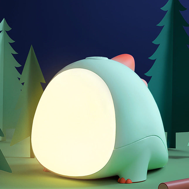 Silikonowa lampka nocna w kształcie dinozaura