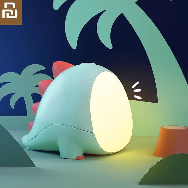 Silikonowa lampka nocna w kształcie dinozaura