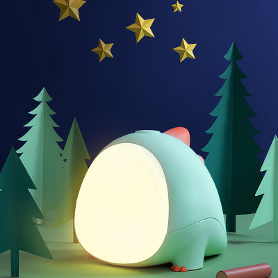 Silikonowa lampka nocna w kształcie dinozaura