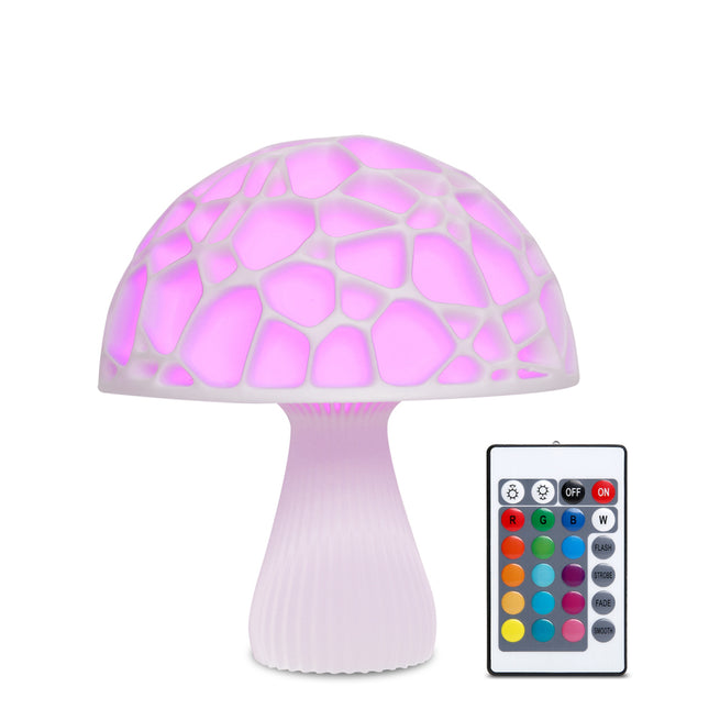 Nowoczesna lampka nocna LED w kształcie grzyba