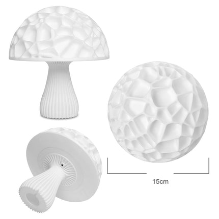 Nowoczesna lampka nocna LED w kształcie grzyba