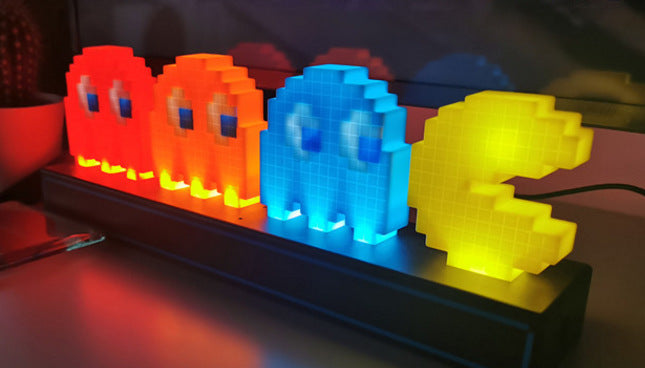 Lampka nocna LED duszki Pac-Man