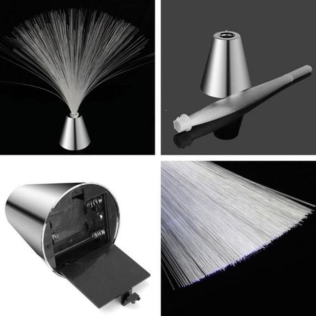 Dekoracyjna lampka światłowodowa LED zmieniająca kolory