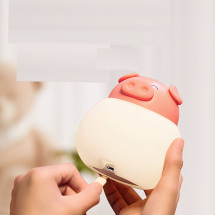 Dotykowa lampka nocna LED świnka dla dzieci