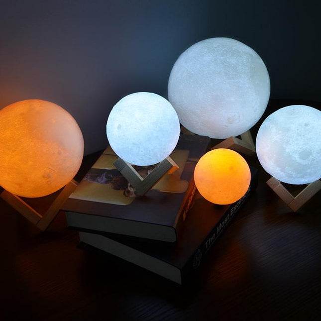 Lampka nocna księżyc 3D LED