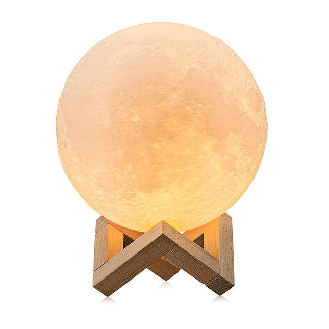 Lampka nocna księżyc 3D LED
