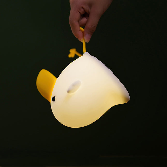 Silikonowa lampka nocna LED słodki ptaszek
