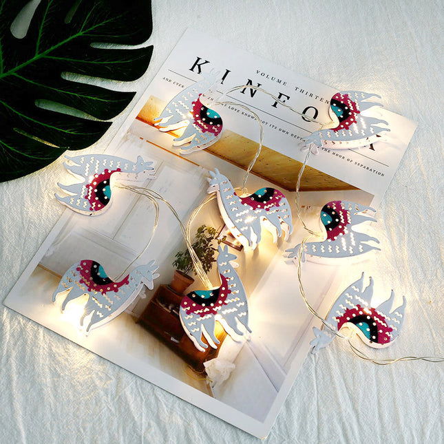 Dekoracyjna girlanda świetlna z lamami