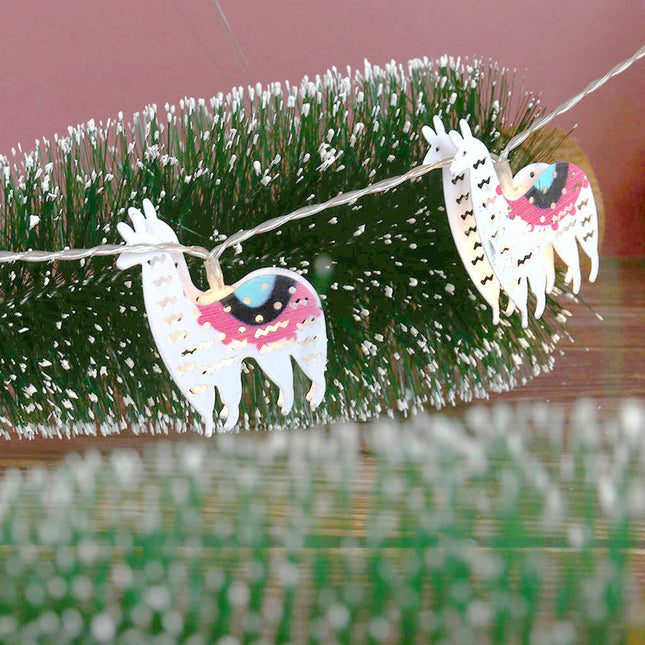 Dekoracyjna girlanda świetlna z lamami