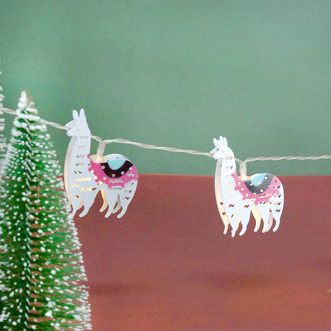 Dekoracyjna girlanda świetlna z lamami