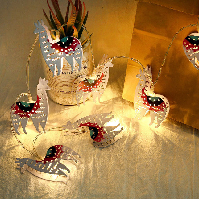 Dekoracyjna girlanda świetlna z lamami