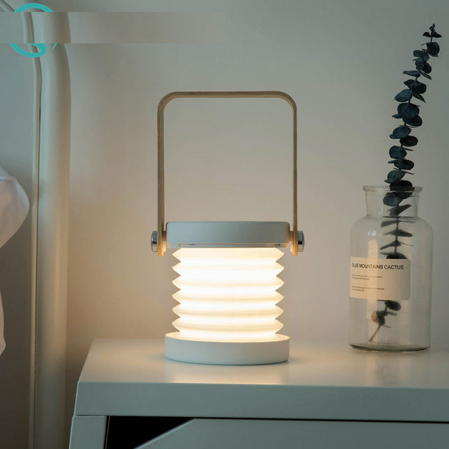 Przenośna lampka lampion LED z uchwytem