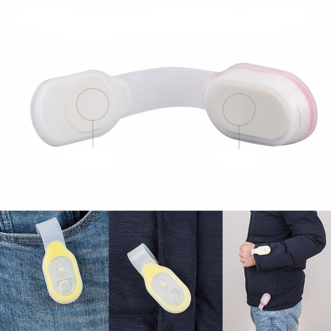 Mini lampka bezpieczeństwa LED z klipsem