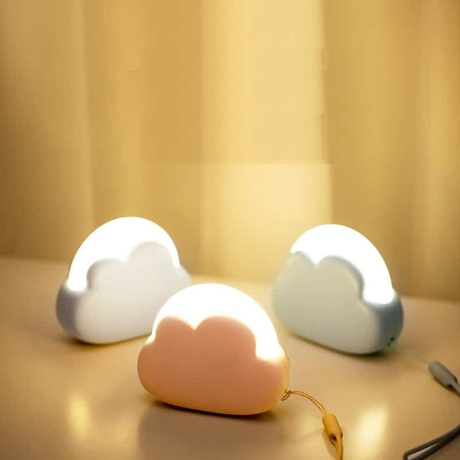 Kolorowa lampka nocna LED chmurka ściemnialna