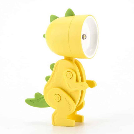 Składana mini lampka biurkowa LED dinozaur