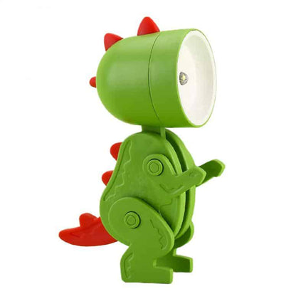 Składana mini lampka biurkowa LED dinozaur