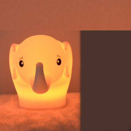 Kolorowa lampka nocna słoń dla dziecka