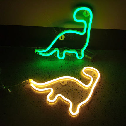 Lampka neonowa LED w kształcie dinozaura