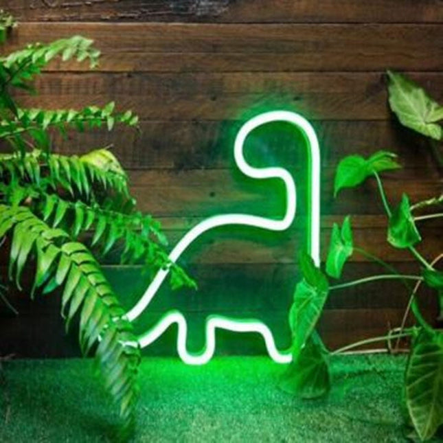 Lampka neonowa LED w kształcie dinozaura