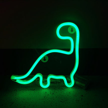Lampka neonowa LED w kształcie dinozaura