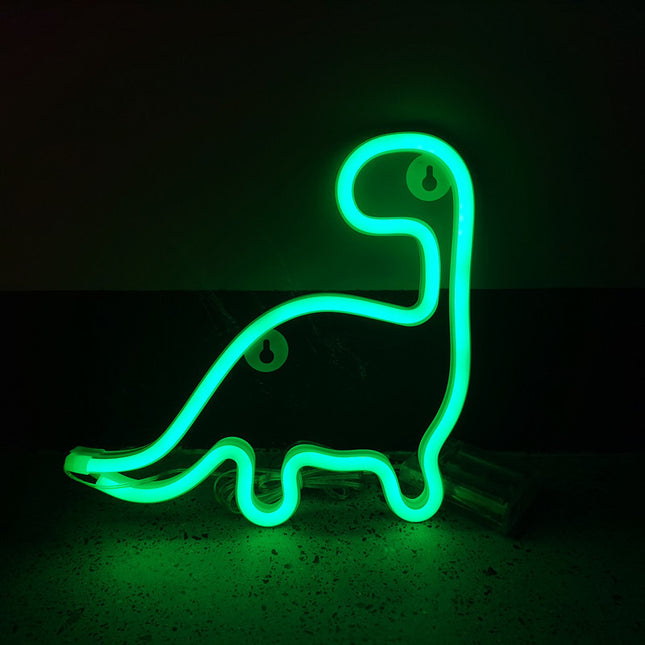 Lampka neonowa LED w kształcie dinozaura