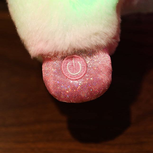 Świecąca pluszowa lama LED 35 cm