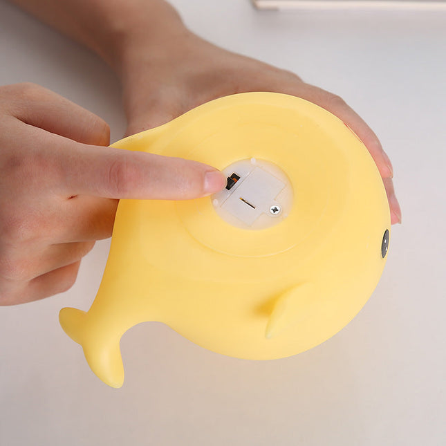 Mała lampka nocna wieloryb dla dzieci