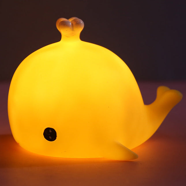 Mała lampka nocna wieloryb dla dzieci