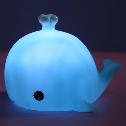 Mała lampka nocna wieloryb dla dzieci