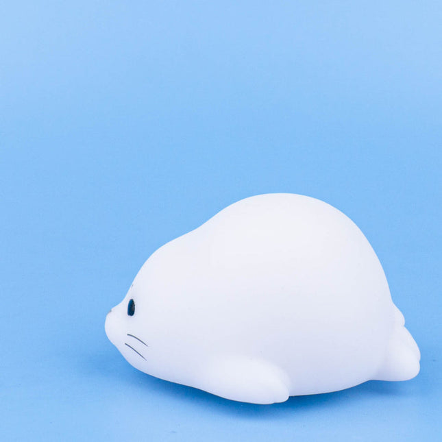 Mała silikonowa lampka nocna w kształcie foki