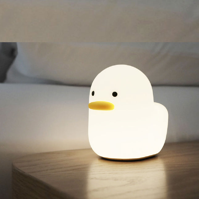 Mała silikonowa lampka nocna kaczuszka