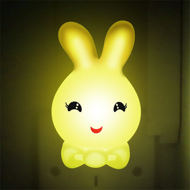 Lampka nocna LED do kontaktu króliczek
