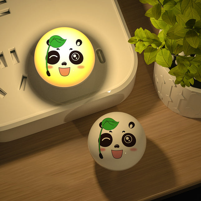 Lampka nocna LED do kontaktu panda