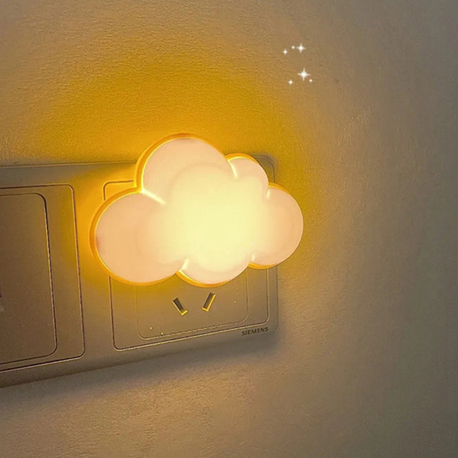 Lampka nocna LED do kontaktu chmurka