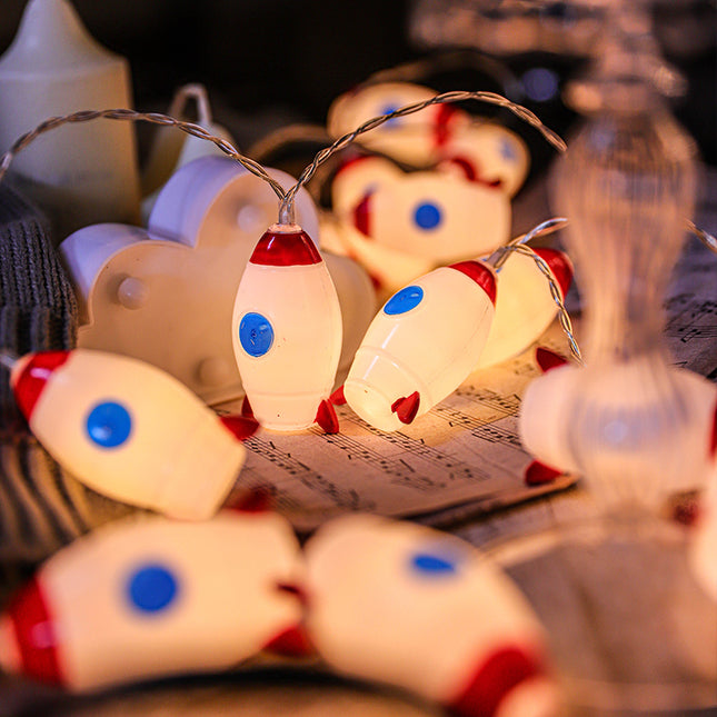 Girlanda świetlna LED dla dzieci rakiety