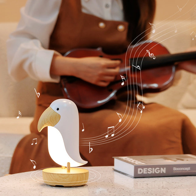 Dekoracyjna lampka nocna w kształcie ptaka