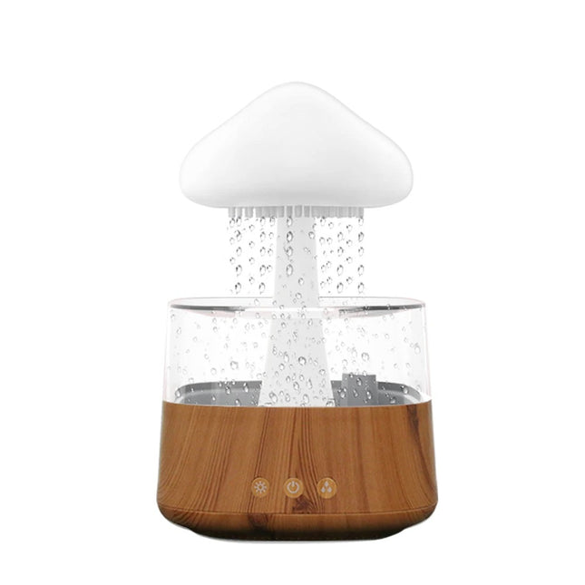 Lampka LED i nawilżacz powietrza grzybek