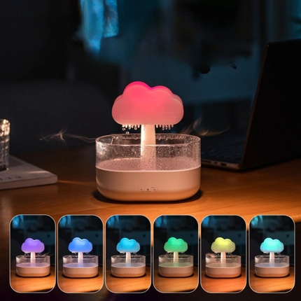 Lampka nocna chmurka z nawilżaczem powietrza