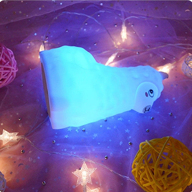 Silikonowa lampka nocna alpaka dotykowa