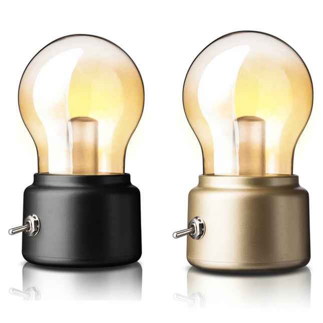 Przenośna lampka LED w stylu retro
