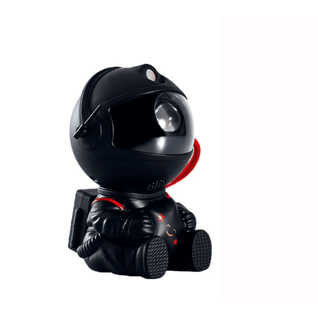 Czarny astronauta z gwiazdą projektor LED
