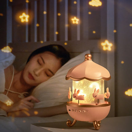 Obrotowy projektor gwiazd z głośnikiem Bluetooth