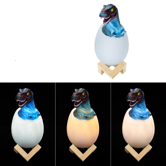 Lampka nocna dla dziecka dinozaur jajko